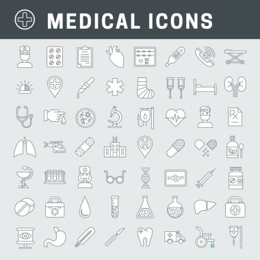 Doğrusal tıbbi kutsal kişilerin resmi ile dolgu