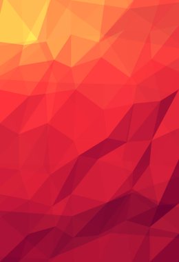 Parlak poligonal arka plan