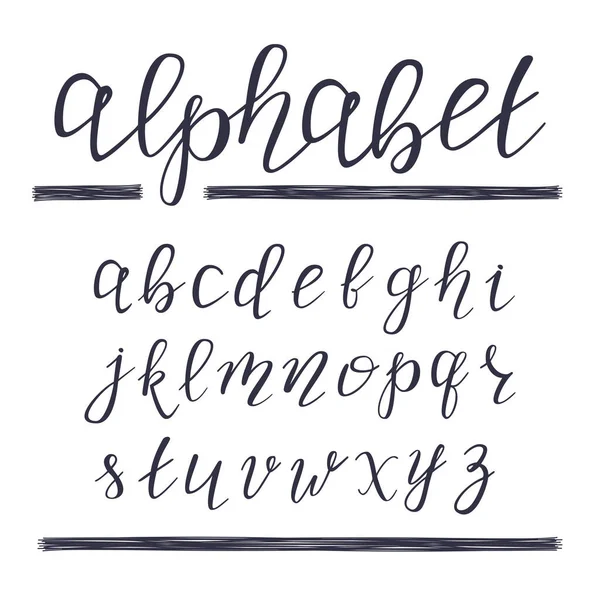 Ручные Буквы Английского Алфавита — стоковый вектор