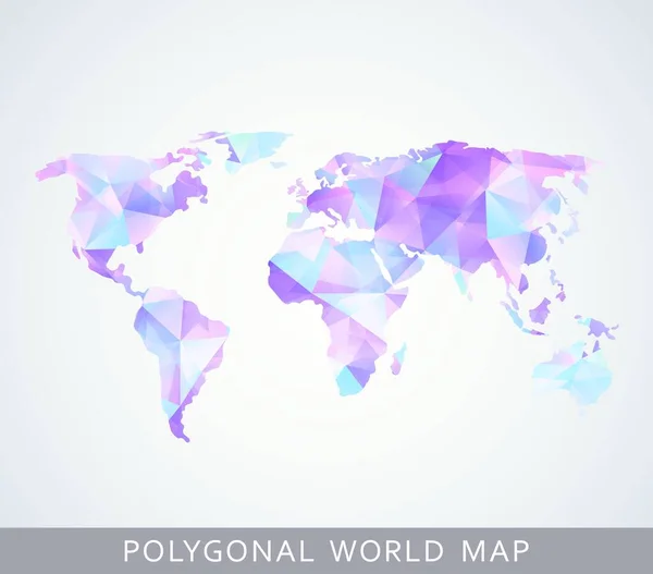 Polygallon World Map Presentation Booklet Website Other Design Project — 스톡 벡터