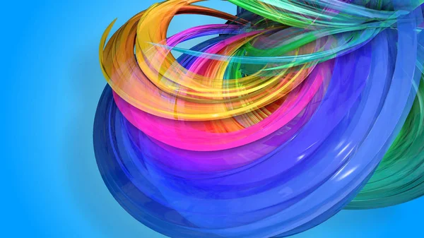 creative abstract swirl rainbow color background. abstract stripes swirling in a circle.