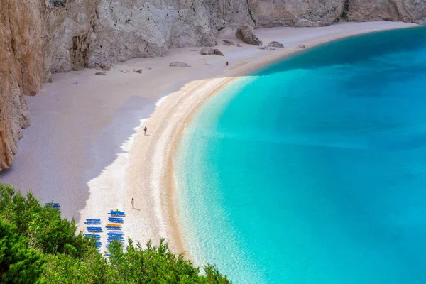 Famous Exotic Porto Katsiki Beach Island Lefkada Greece — Stock Photo, Image