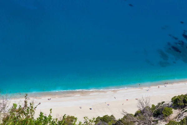 Egremni Beach Lefkada Grecia — Foto de Stock
