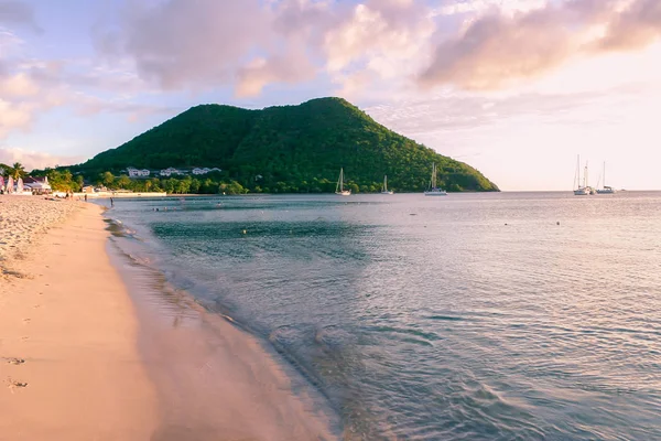 Tropikal Reduit beach Rodney Bay, Saint Lucia.
