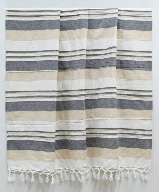 Pamuk ve polyester iplik. Örtüyü yüksek çözünürlüklü fırlat.