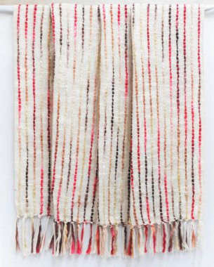 Pamuk ve polyester iplik. Örtüyü yüksek çözünürlüklü fırlat.