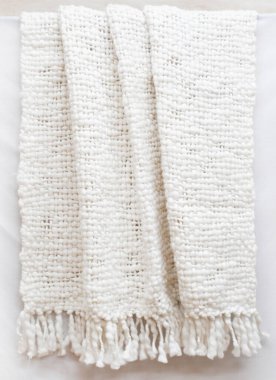 Pamuk ve polyester iplik. Örtüyü yüksek çözünürlüklü fırlat.