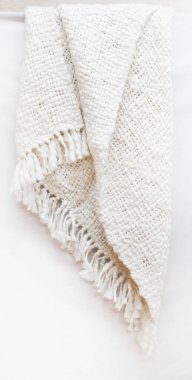 Pamuk ve polyester iplik. Örtüyü yüksek çözünürlüklü fırlat.