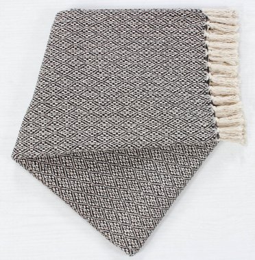 Pamuk ve polyester iplik. Örtüyü yüksek çözünürlüklü fırlat.