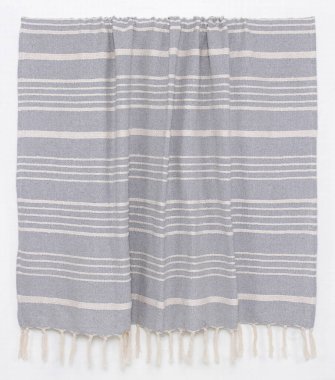 Pamuk ve polyester iplik. Örtüyü yüksek çözünürlüklü fırlat.