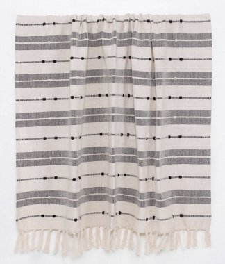 Pamuk ve polyester iplik. Örtüyü yüksek çözünürlüklü fırlat.