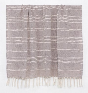 Pamuk ve polyester iplik. Örtüyü yüksek çözünürlüklü fırlat.