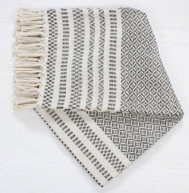 Pamuk ve polyester iplik. Örtüyü yüksek çözünürlüklü fırlat.