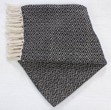 Pamuk ve polyester iplik. Örtüyü yüksek çözünürlüklü fırlat.