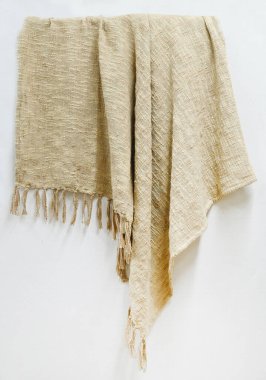 Pamuk ve polyester iplik. Örtüyü yüksek çözünürlüklü fırlat.