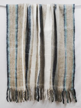 Mohair ve Ring ipliği Yüksek çözünürlüklü battaniye atın