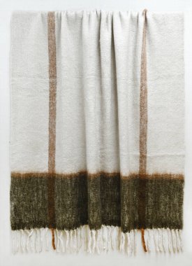 Mohair ve Ring ipliği Yüksek çözünürlüklü battaniye atın