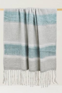 Mohair ve Ring ipliği Yüksek çözünürlüklü battaniye atın