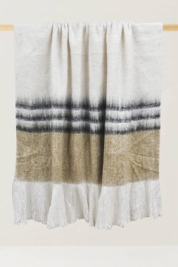 Mohair ve Ring ipliği Yüksek çözünürlüklü battaniye atın