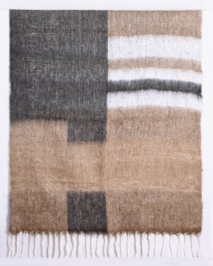 Mohair ve Ring ipliği Yüksek çözünürlüklü battaniye atın