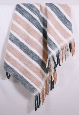 Mohair ve Ring ipliği Yüksek çözünürlüklü battaniye atın