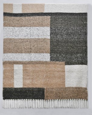 Mohair ve Ring ipliği Yüksek çözünürlüklü battaniye atın