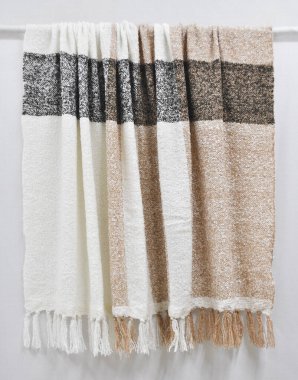 Mohair ve Ring ipliği Yüksek çözünürlüklü battaniye atın