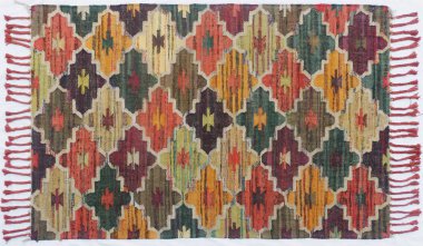 Kilim el yapımı orijinal halı, yüksek çözünürlüklü trend desenli halılar ve renkler                            