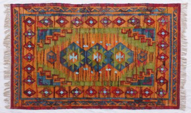 Kilim el yapımı orijinal halı, yüksek çözünürlüklü trend desenli halılar ve renkler                            