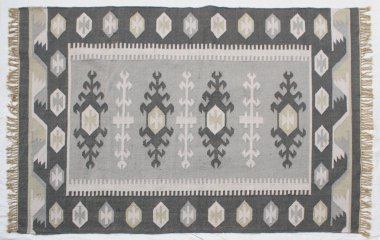 Kilim el yapımı orijinal halı, yüksek çözünürlüklü trend desenli halılar ve renkler                            