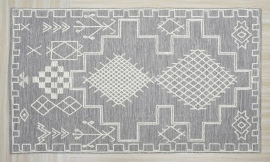 Kilim el yapımı orijinal halı, yüksek çözünürlüklü trend desenli halılar ve renkler                            