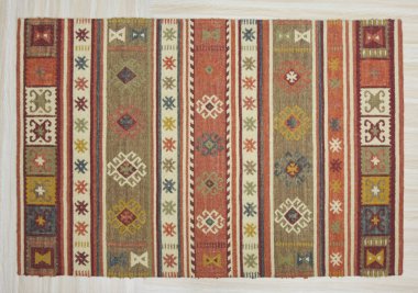 Kilim el yapımı orijinal halı, yüksek çözünürlüklü trend desenli halılar ve renkler                            