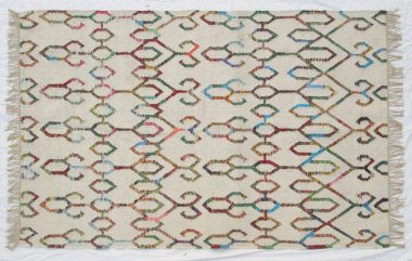 Kilim el yapımı orijinal halı, yüksek çözünürlüklü trend desenli halılar ve renkler                            