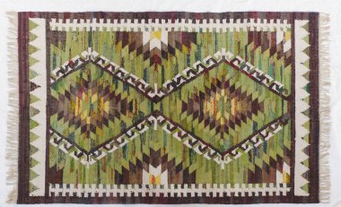 Kilim el yapımı orijinal halı, yüksek çözünürlüklü trend desenli halılar ve renkler                            