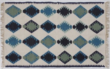 Kilim el yapımı orijinal halı, yüksek çözünürlüklü trend desenli halılar ve renkler                            