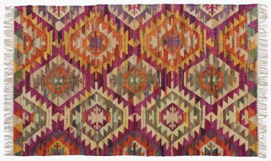 Kilim el yapımı orijinal halı, yüksek çözünürlüklü trend desenli halılar ve renkler                            