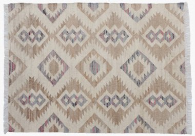 Kilim el yapımı orijinal halı, yüksek çözünürlüklü trend desenli halılar ve renkler                            