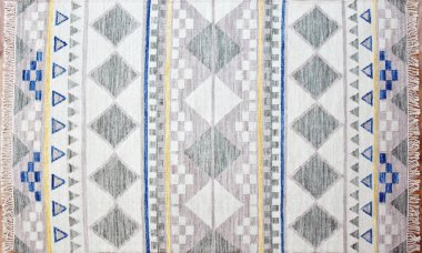 Kilim el yapımı orijinal halı, yüksek çözünürlüklü trend desenli halılar ve renkler                            