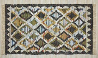Kilim el yapımı orijinal halı, yüksek çözünürlüklü trend desenli halılar ve renkler                            