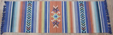 Kilim el yapımı orijinal halı, yüksek çözünürlüklü trend desenli halılar ve renkler                            