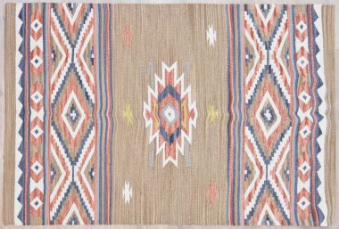 Kilim el yapımı orijinal halı, yüksek çözünürlüklü trend desenli halılar ve renkler                            