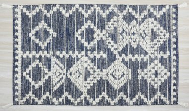 Kilim el yapımı orijinal halı, yüksek çözünürlüklü trend desenli halılar ve renkler                            