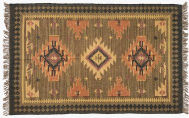 Kilim el yapımı orijinal halı, yüksek çözünürlüklü trend desenli halılar ve renkler                            