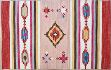 Kilim el yapımı orijinal halı, yüksek çözünürlüklü trend desenli halılar ve renkler                            