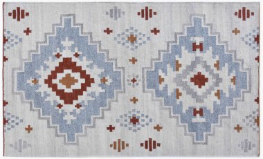 Kilim el yapımı orijinal halı, yüksek çözünürlüklü trend desenli halılar ve renkler                            