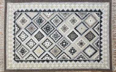 Kilim el yapımı orijinal halı, yüksek çözünürlüklü trend desenli halılar ve renkler                            