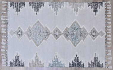 Kilim el yapımı orijinal halı, yüksek çözünürlüklü trend desenli halılar ve renkler                            