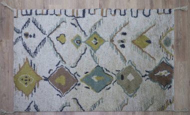 Kilim el yapımı orijinal halı, yüksek çözünürlüklü trend desenli halılar ve renkler                            