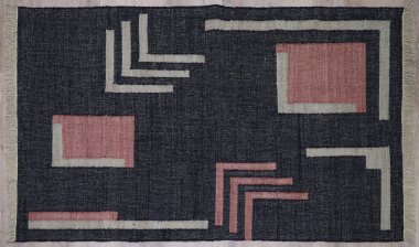 Kilim el yapımı orijinal halı, yüksek çözünürlüklü trend desenli halılar ve renkler                            