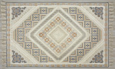 Kilim el yapımı orijinal halı, yüksek çözünürlüklü trend desenli halılar ve renkler                            